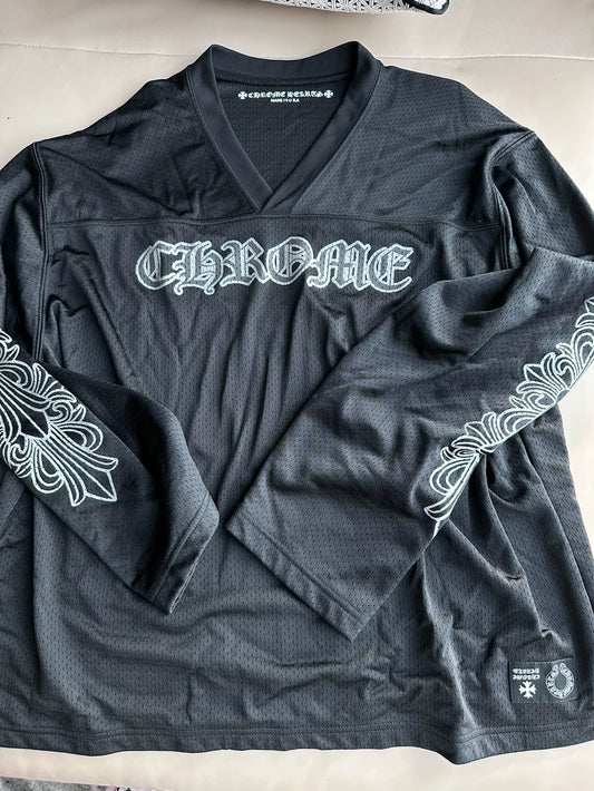 Chrome Hearts Black Long Sleeve Hockey Jersey