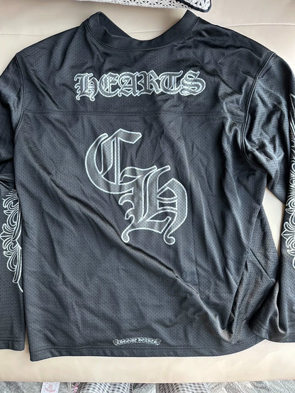 Chrome Hearts Black Long Sleeve Hockey Jersey
