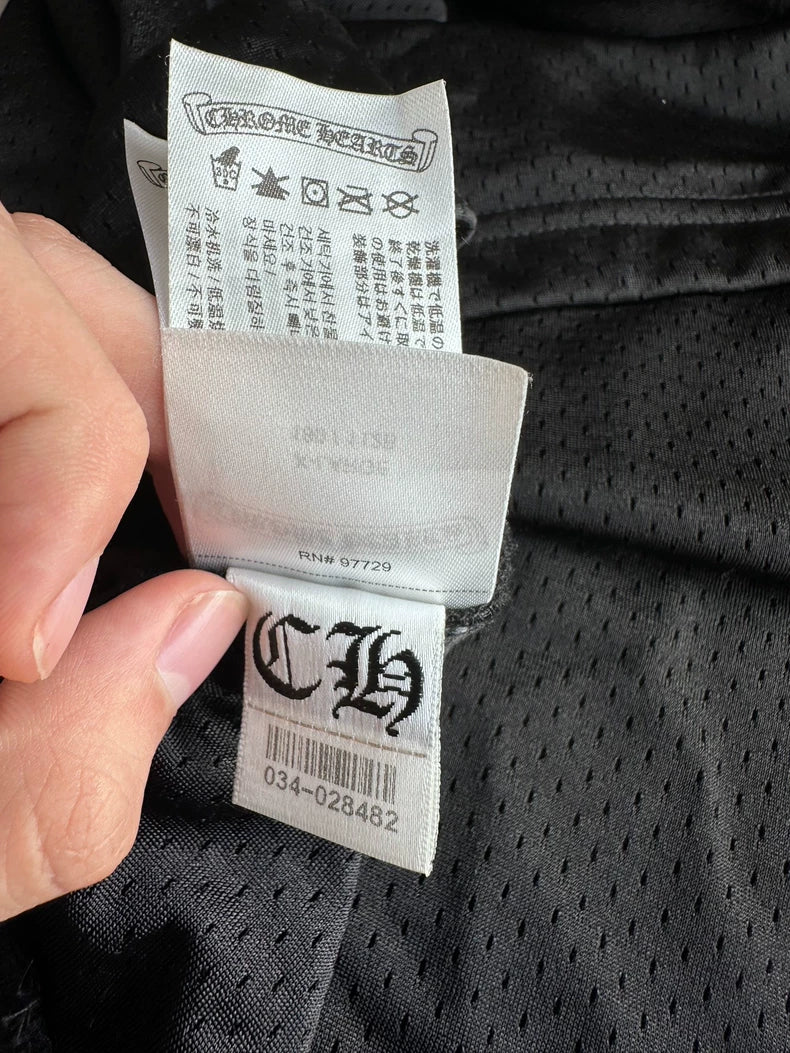 Chrome Hearts Black Long Sleeve Hockey Jersey