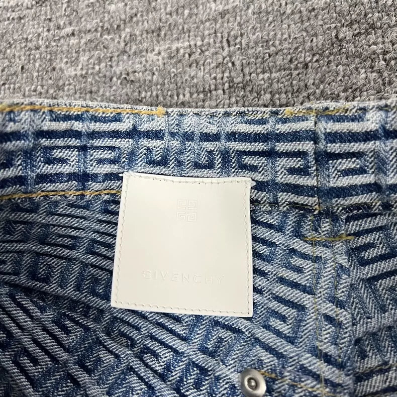 Givenchy 4G Printed Denim Pants