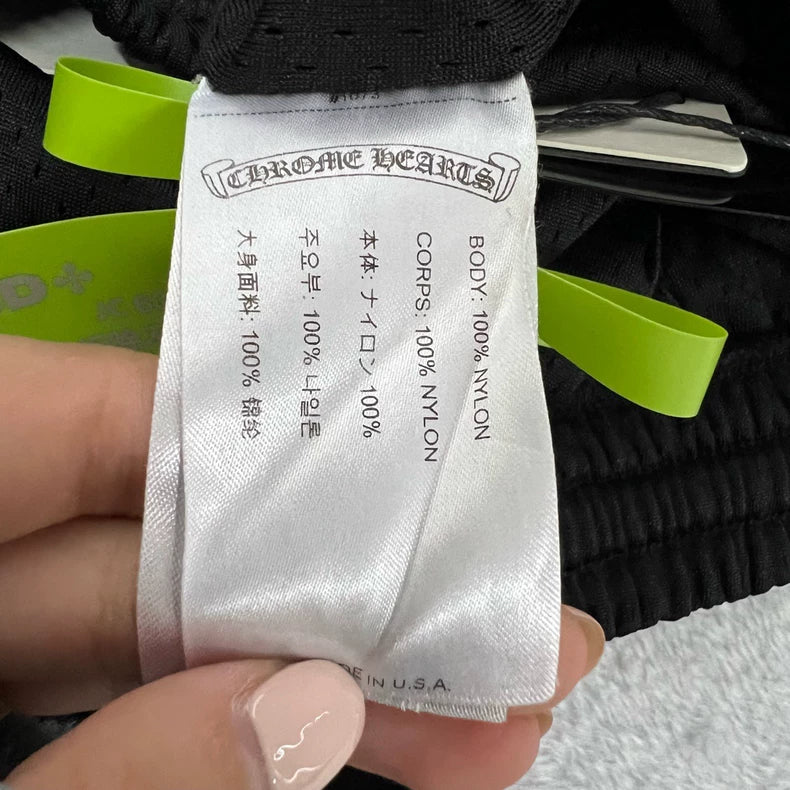 Chrome Hearts Black Printed Shorts Size L