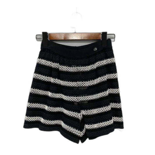 Chanel Striped Woven Shorts