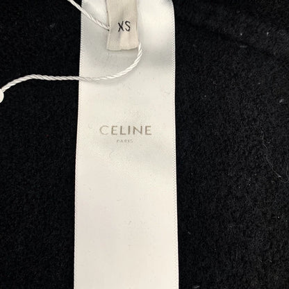 Celine Black Logo Wool Knit Sweater