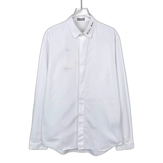 Dior Embroidered Logo Long Sleeve Shirt