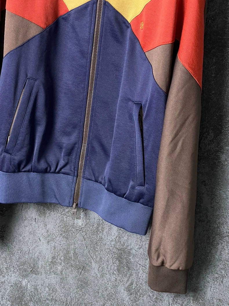 Color Blocked Zip Up Jacket
