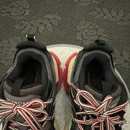 Balenciaga Black Red Track Sneakers