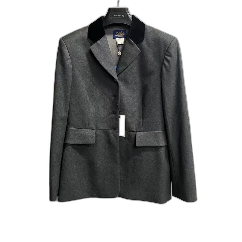 Hermes Gray Blazer with Pocket