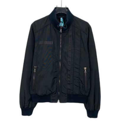 Prada Black Zip-Up Jacket Size 46
