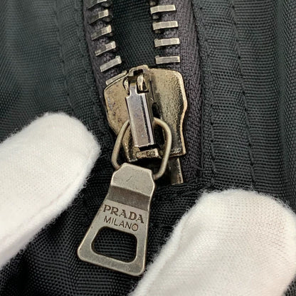 Prada Black Zip-Up Jacket Size 46