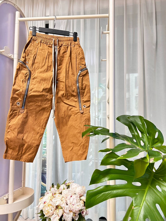 Rick Owens Yellow Cargo Pants 46