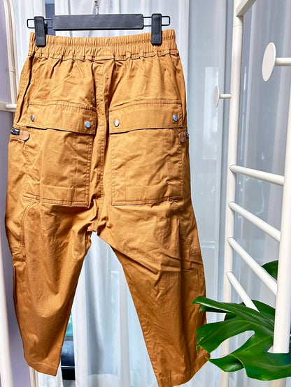Rick Owens Yellow Cargo Pants 46