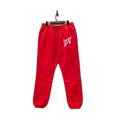 Red Logo Sweatpants with Drawstring