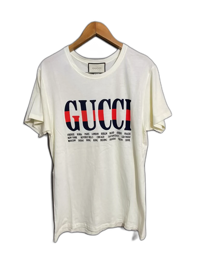 Gucci Logo Print Short Sleeve T-Shirt