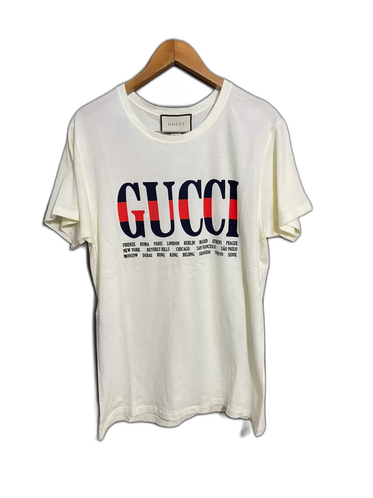 Gucci Logo Print Short Sleeve T-Shirt