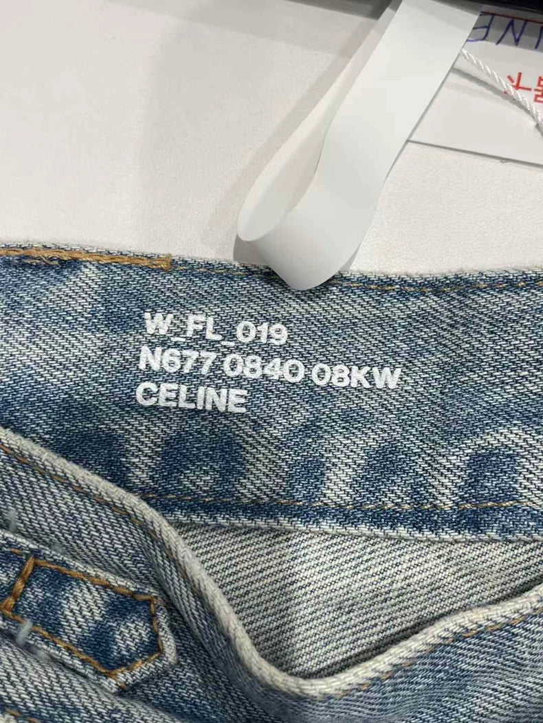 Celine Arc de Triomphe Denim Pants-yf