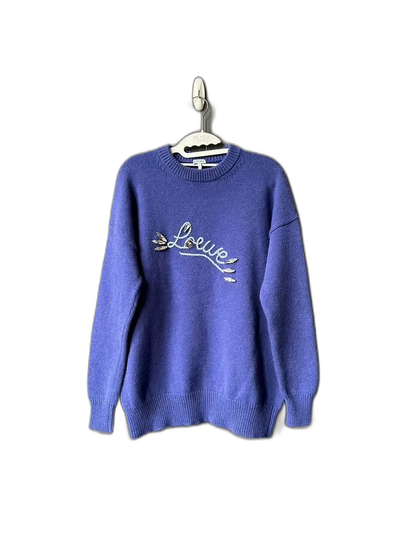 Loewe Logo Sweater in Purple
