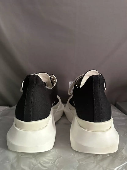 Rick Owens Platform Sneakers Black Size 39-yf