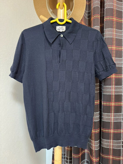 Hermes Cashmere Short Sleeve Polo-yf