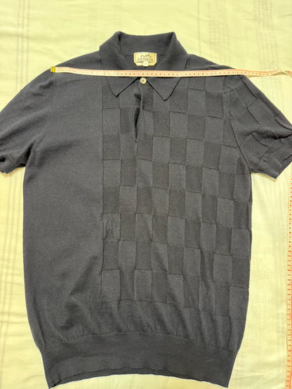 Hermes Cashmere Short Sleeve Polo-yf