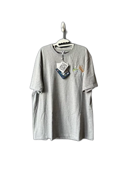 Loewe Grey Rabbit Short Sleeve T-Shirt