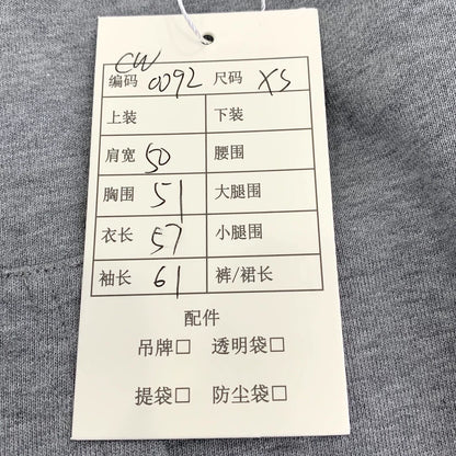 Celine Gray Logo Cotton Hooded Sweatshirt