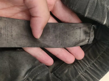 Rick Owens Gray Waxed Denim Jeans