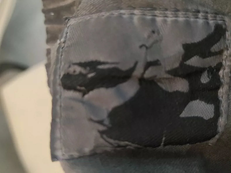 Rick Owens Gray Waxed Denim Jeans