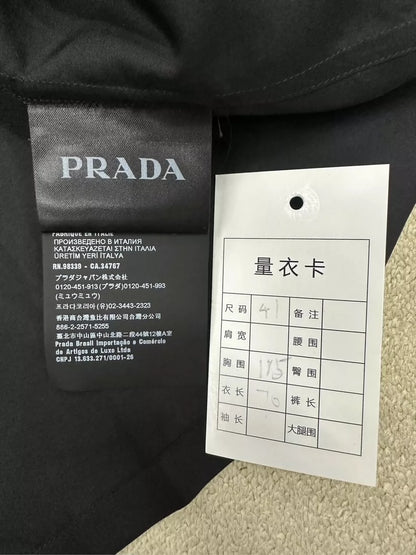 Prada Long Sleeve Shirt with Triangle Logo