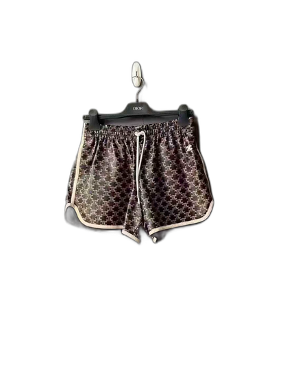 Celine Printed Leather Shorts