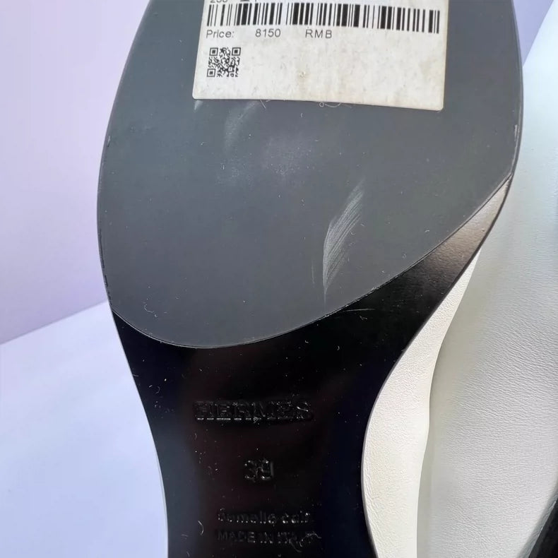 Hermes Fringed Loafers with Gold Buckle