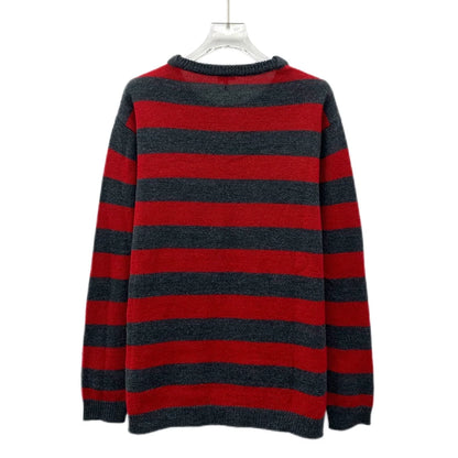 Loewe Striped Logo Embroidery Knit Sweater