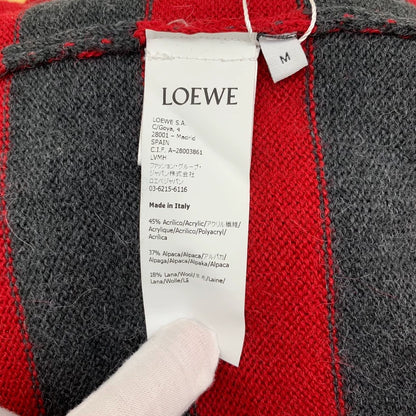Loewe Striped Logo Embroidery Knit Sweater