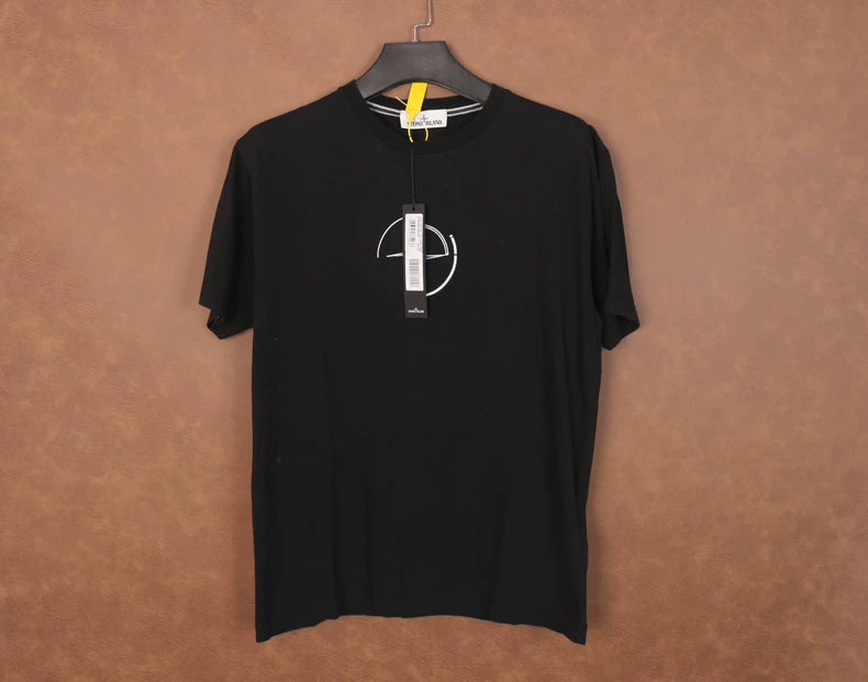 Stone Island Chest Embroidered Logo T-Shirt-yf