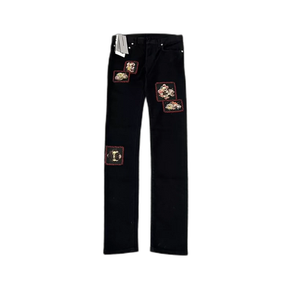 Dior Collaboration Patchwork Denim Pants