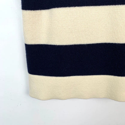 Christian Dior Striped Wool Knit Vest