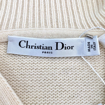 Christian Dior Striped Wool Knit Vest
