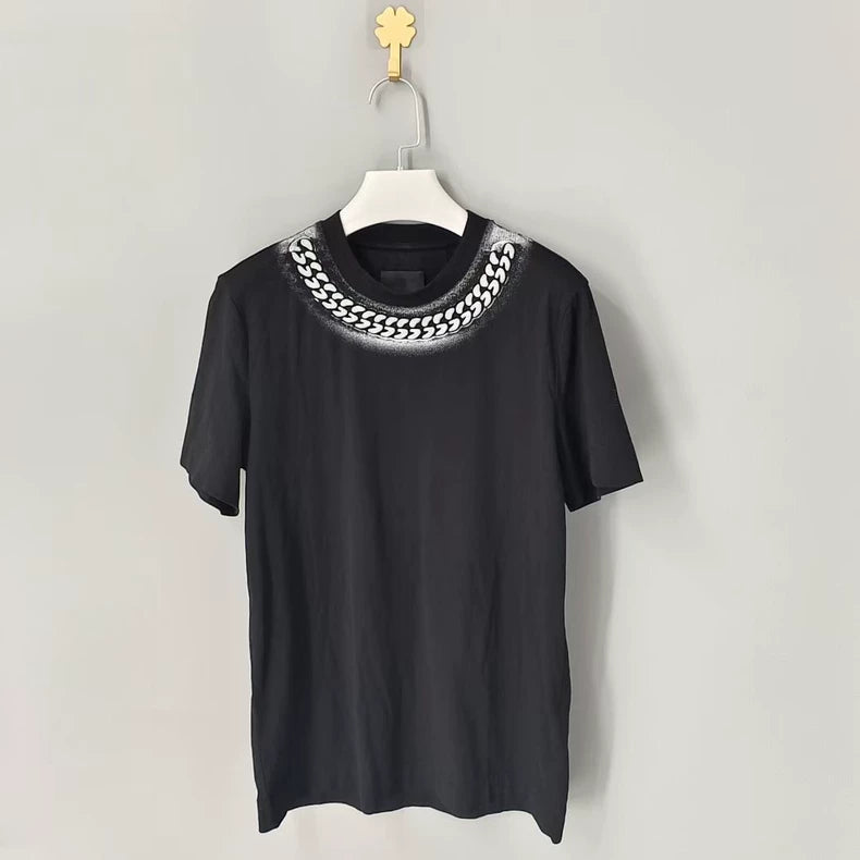 Givenchy Embellished Chain Short Sleeve Tee-yf
