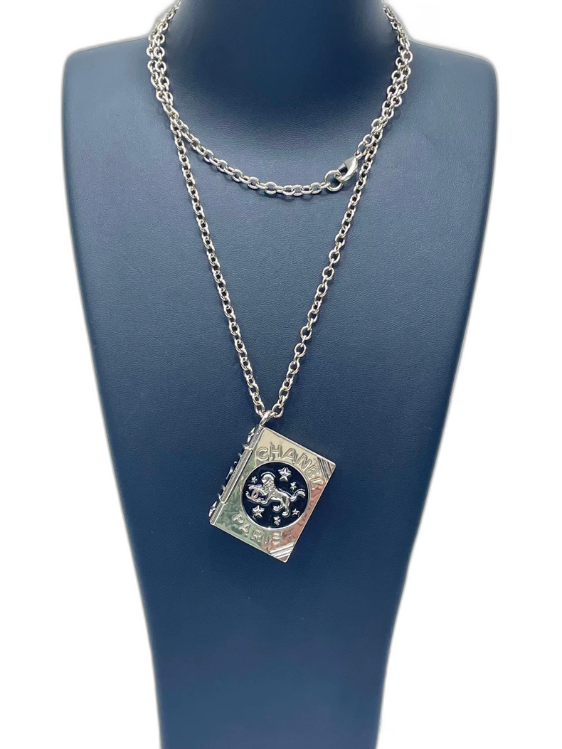 Chanel Lion Book Necklace 22C