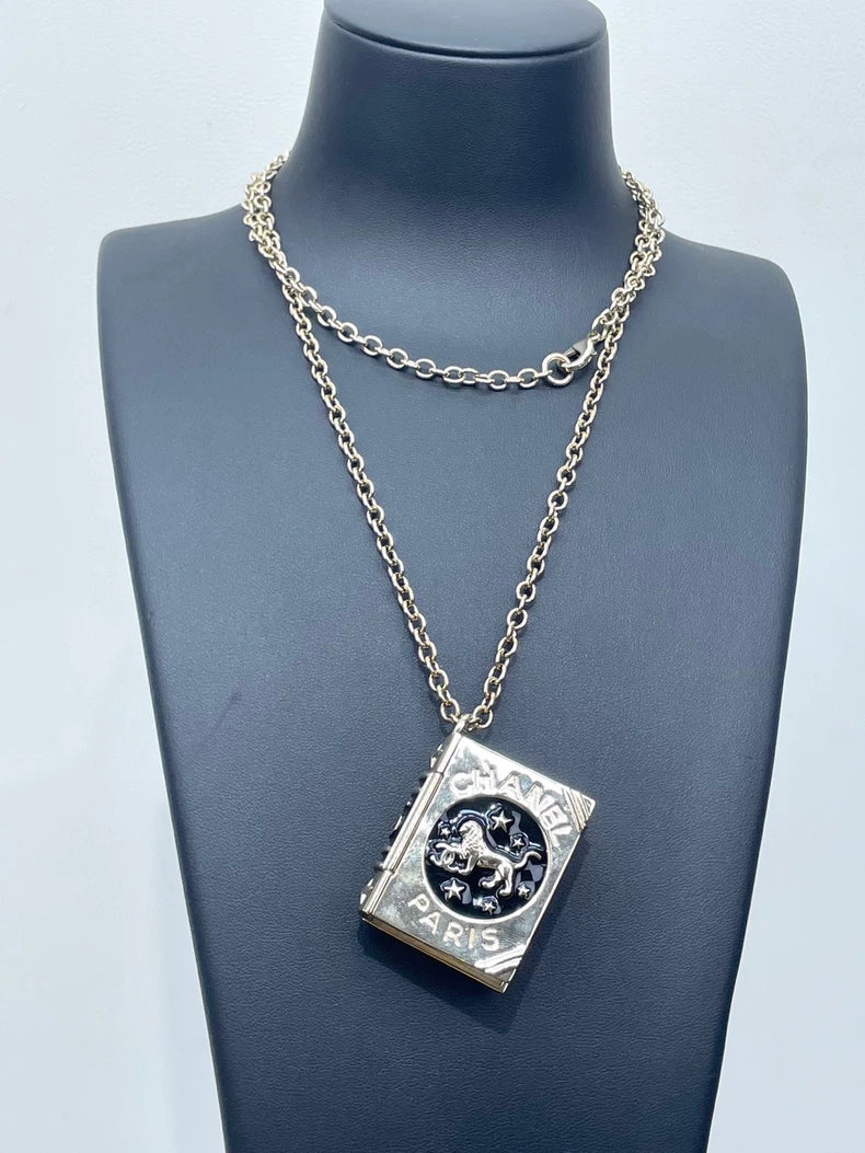 Chanel Lion Book Necklace 22C