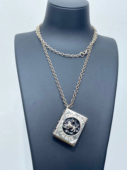 Chanel Lion Book Necklace 22C
