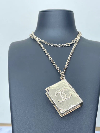 Chanel Lion Book Necklace 22C