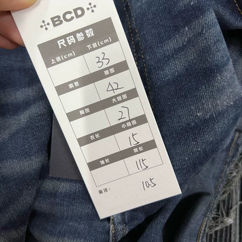 Amiri Vintage Blue Distressed Denim Pants