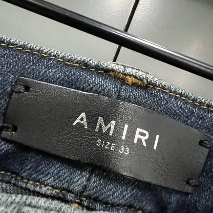 Amiri Vintage Blue Distressed Denim Pants
