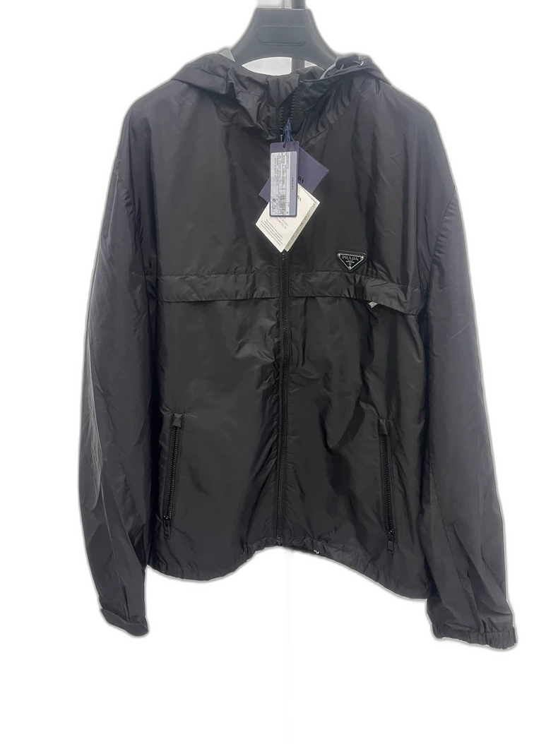 Prada Black Nylon Functional Jacket for Men