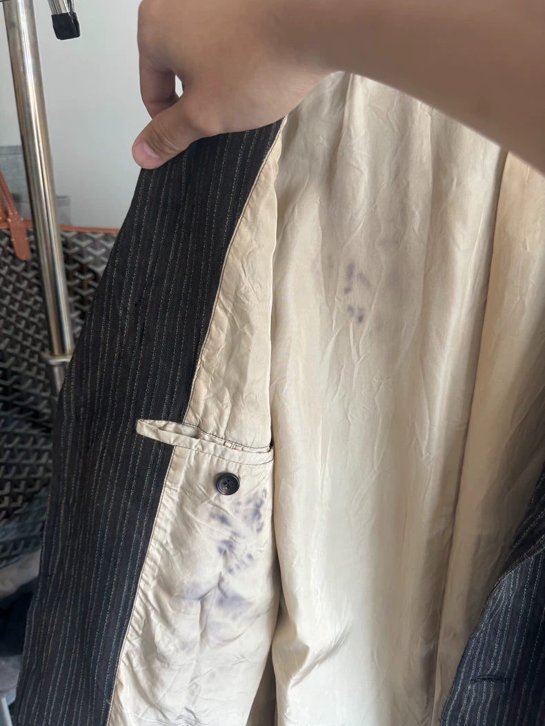 Unique Striped Woven Suit by Comme des Garçons