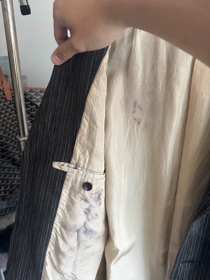 Unique Striped Woven Suit by Comme des Garçons