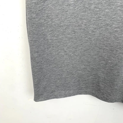 Celine Gray Logo Cotton Short Sleeve T-Shirt