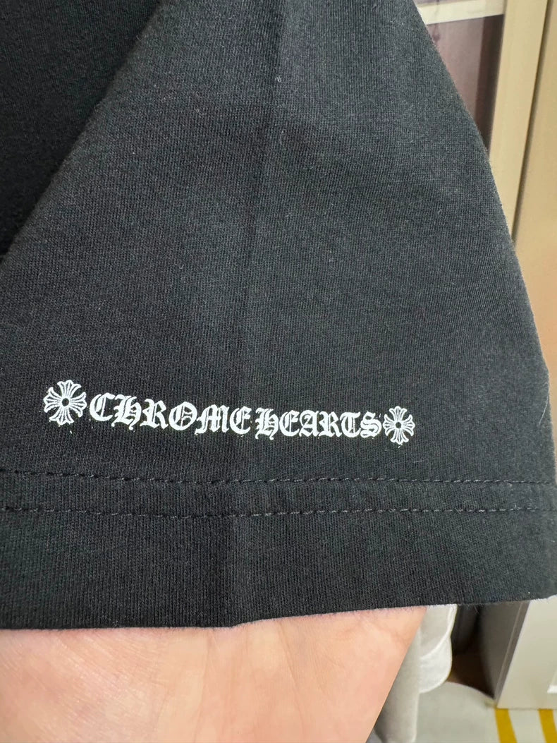 Chrome Hearts Short Sleeve Black T-Shirt