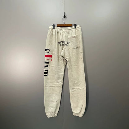 Saint Michael Letter Print Sweatpants