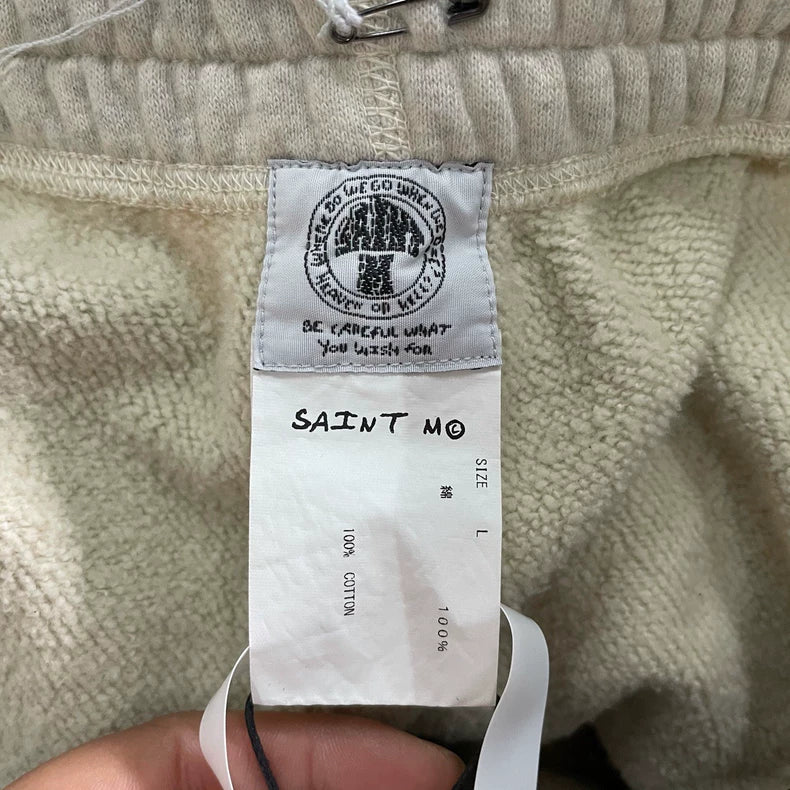 Saint Michael Letter Print Sweatpants